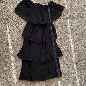 Black flowy lulus dress